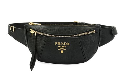 prada leather fanny pack|Prada fanny pack women's.